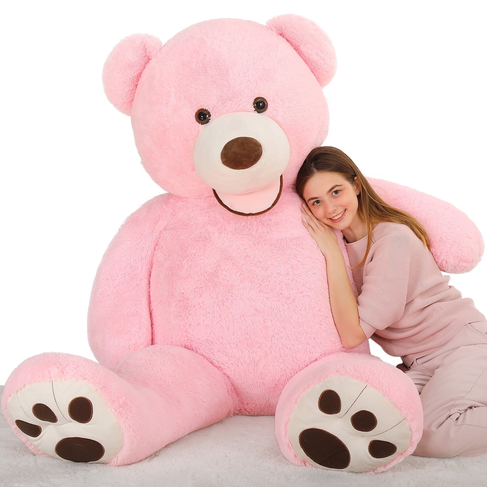 MorisMos Giant Teddy Bear 6ft Stuffed Animal Jumbo Human Size Teddy Bear