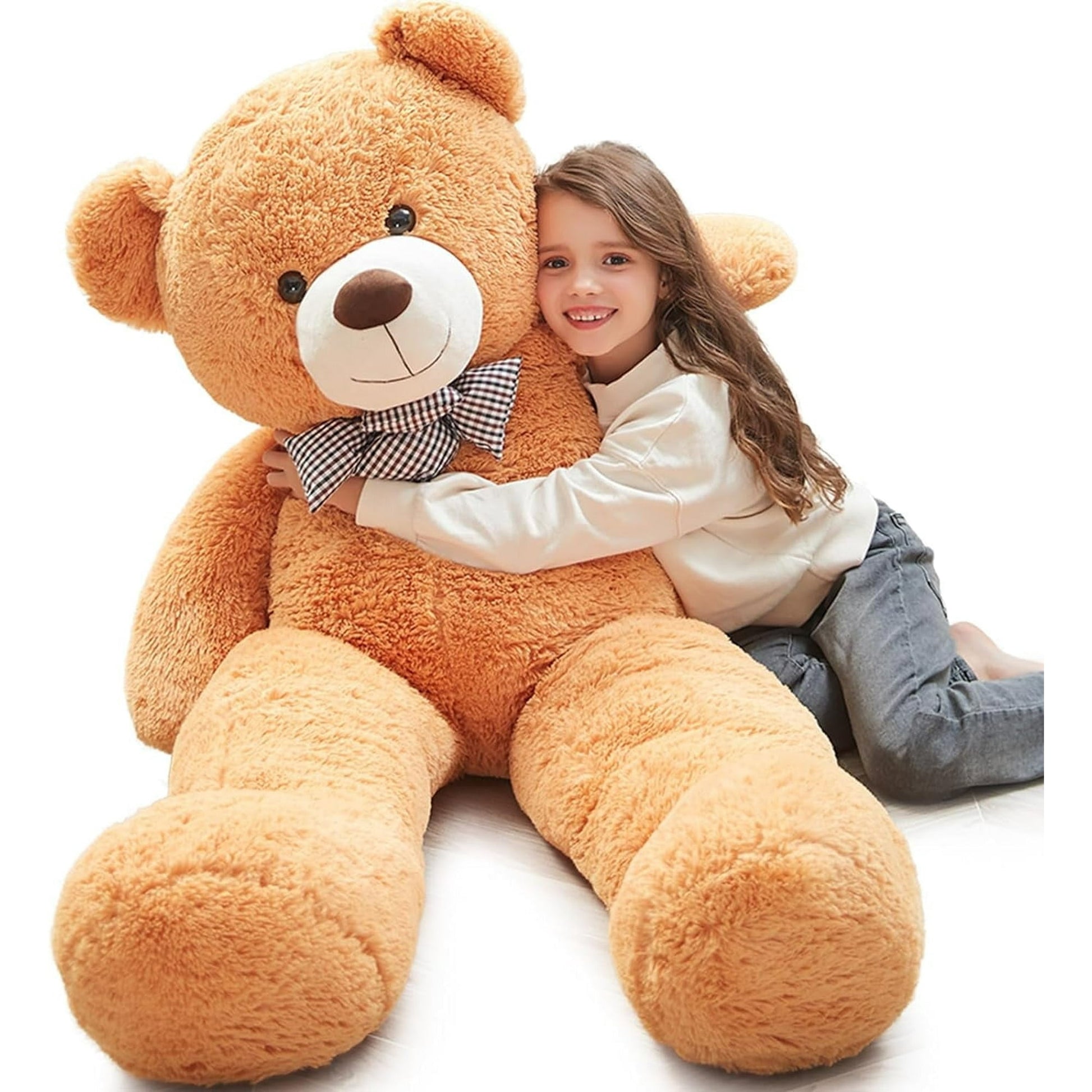 MorisMos Giant Teddy Bear 55" Stuffed Animal Soft Big Bear Plush Toy