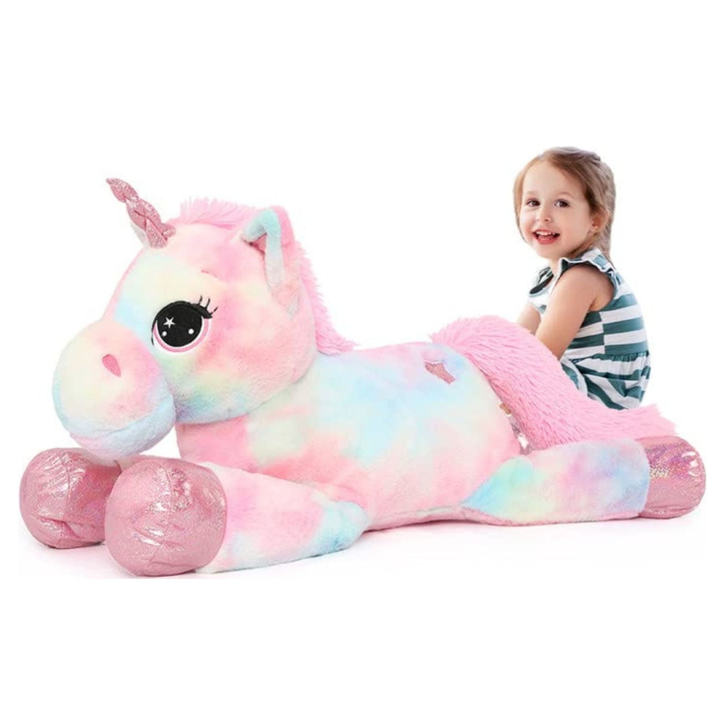 MorisMos Giant Unicorn Stuffed Animal Plush Toy