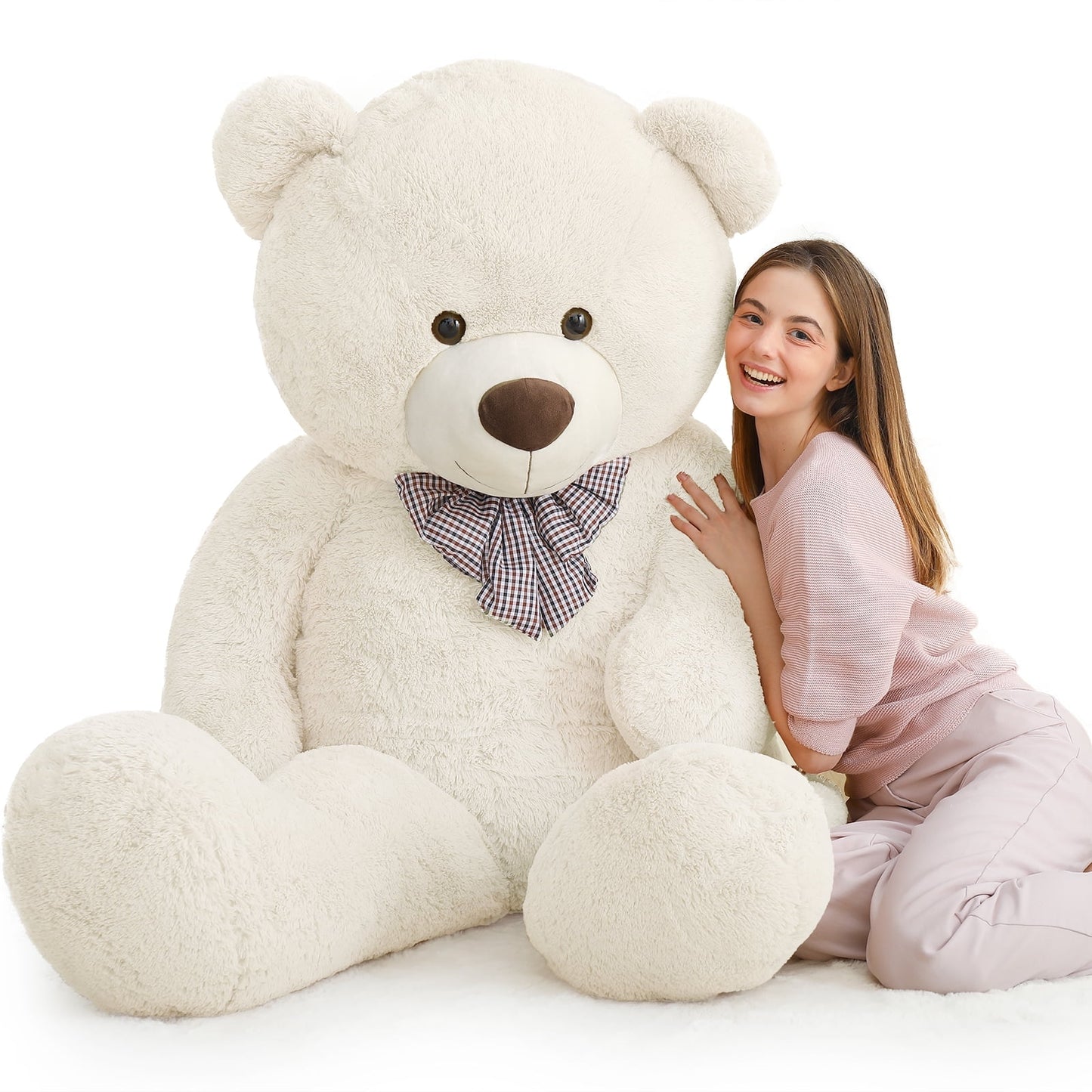 MorisMos Giant Teddy Bear 6ft Stuffed Animal Jumbo Human Size Teddy Bear