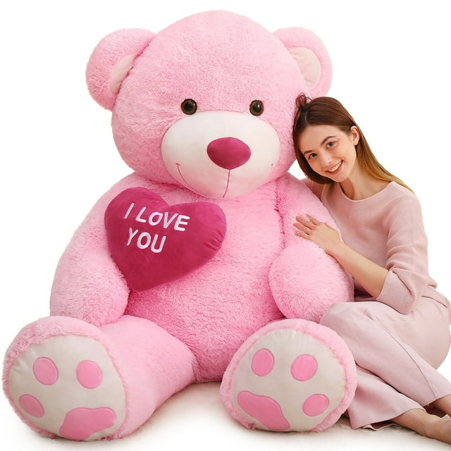 MorisMos Giant Teddy Bear 6ft Stuffed Animal Jumbo Human Size Teddy Bear