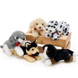Muiteiur 5Pcs Dog Stuffed Animal 11.8" Bulk Stuffed Puppies Plush Toy Set