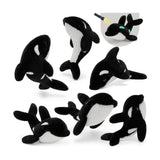 Six Pcs 15 Inch Orca Plush Toy Set Ocean Stuffed Animals