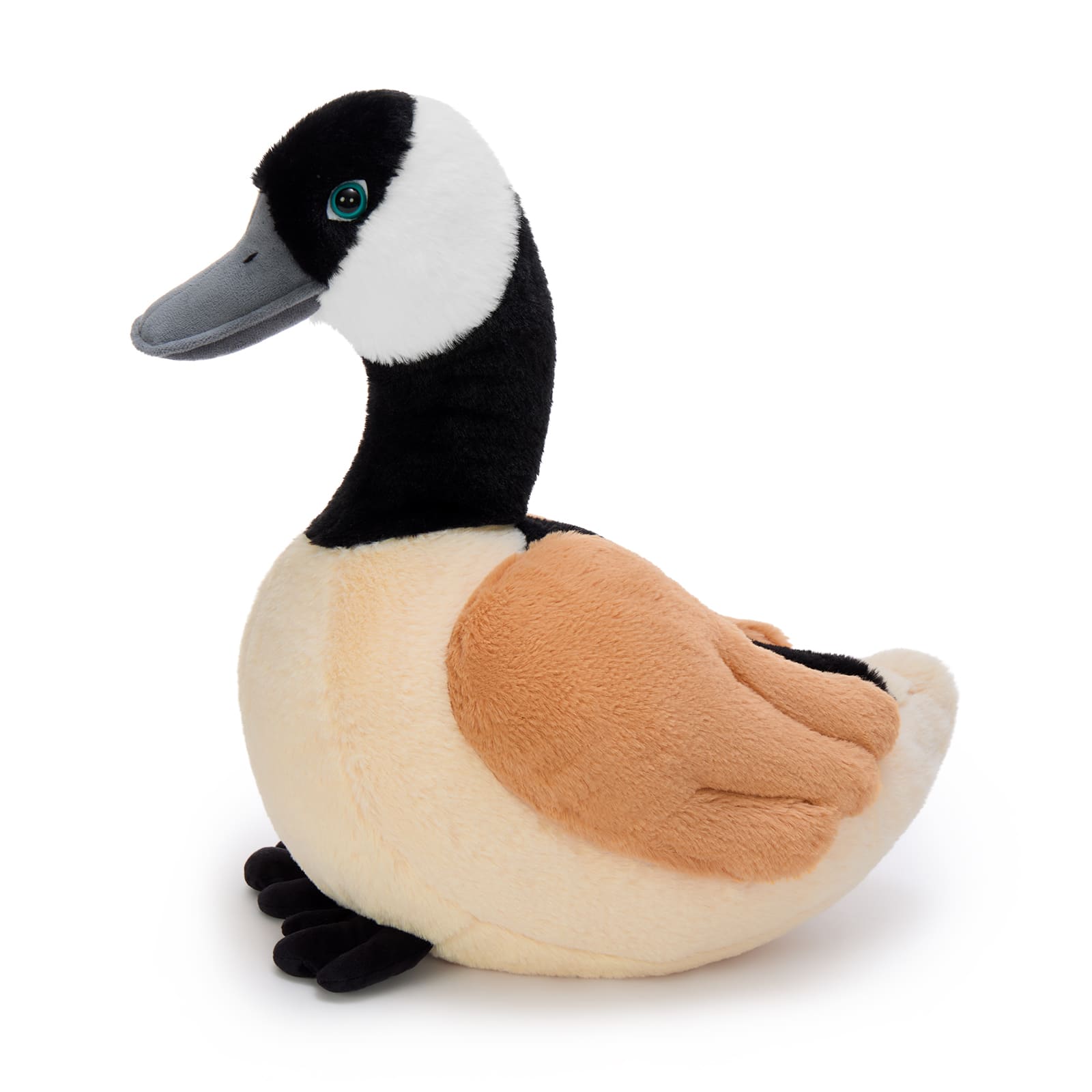 15.7 Inch Canada Goose Plush Set with Three Baby Goslings