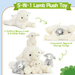 Sheep Stuffed Animals Farm Plush Toys, Beige, 20 Inches - MorisMos Stuffed Animals - Free Shipping