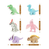 9.8 Inch Dinosaur Plush Toy Set Mini Dino Stuffed Animals