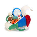 13.7 Inch Sports Bag with Six Pcs Sports Plush Toys