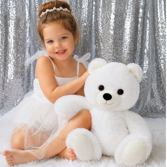 Tezituor 18" Teddy Bear Classic Stuffed Bear for Hugging and Cuddling Plush Toys