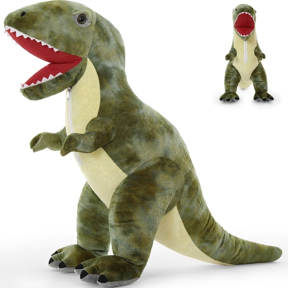 Tezituor 36" Giant Dragon Stuffed Animal Large Stuffed Tyrannosaurus Rex Plush Toy Cuddle Pillow