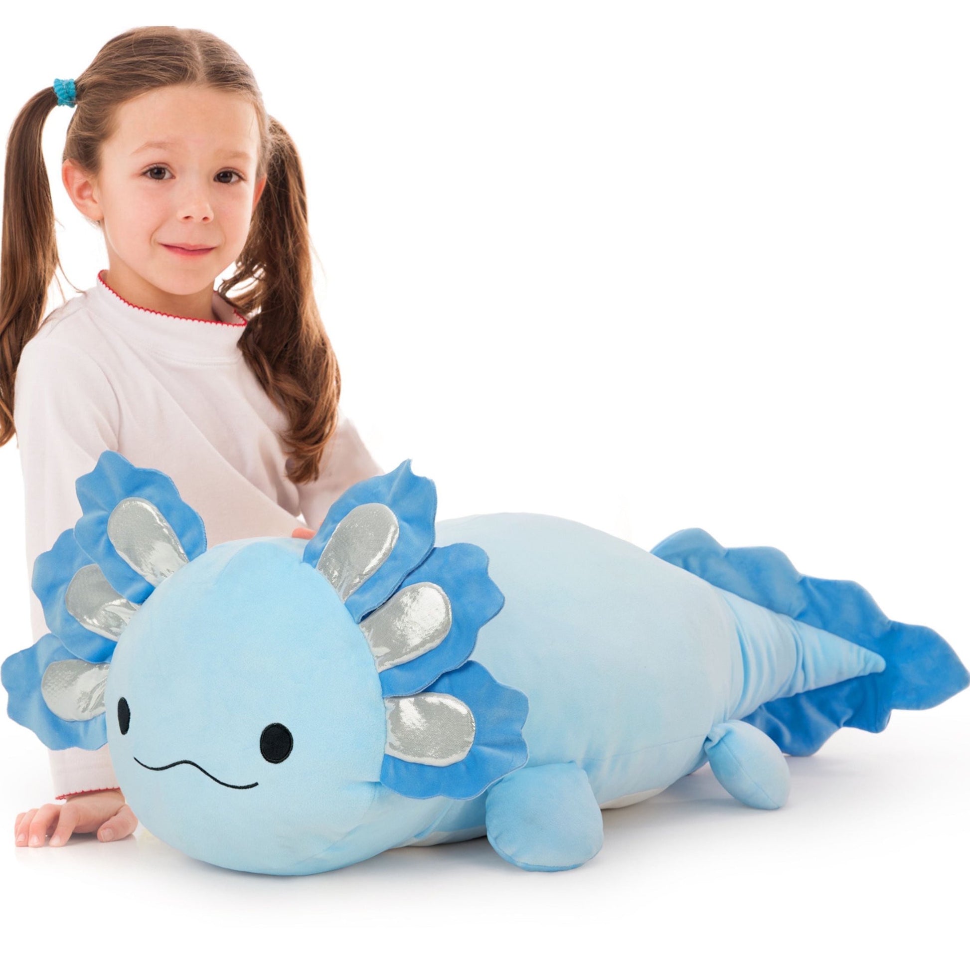 39.3" Axolotl Stuffed Animal Large Plush Axolotl Pillow Plush Toy