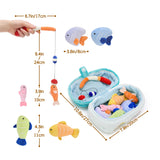 Plush Fishing Toy Set with Stuffed Fishes and Tackle Box