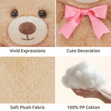 3 Piece Birthday Dog and 3 Piece Birthday Bear Plush Toy Set