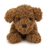 18.5 Inch Dark Brown Teddy Dog Plush Toy Set with Three Puppies