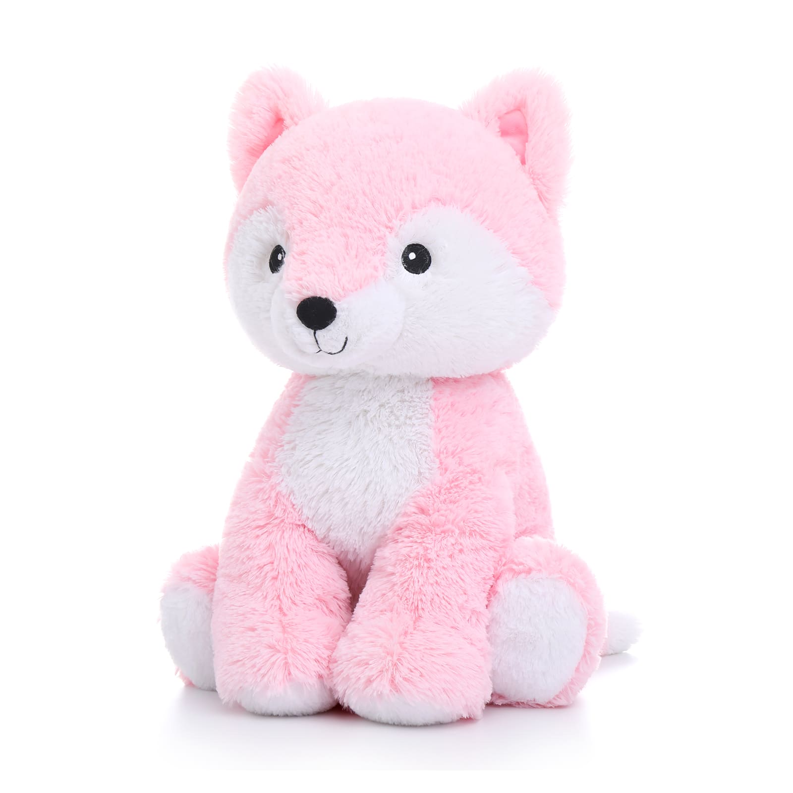 19 Inch Fox Plush Toy Set with Four Baby Foxes Multiple Colors