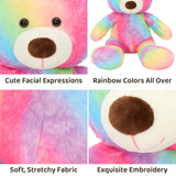 15 Inch Teddy Bear Plush Toy Stuffed Animal in Multiple Colors