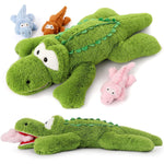 Alligator Plush Toy Set, Green, 36 Inches - MorisMos Stuffed Animals