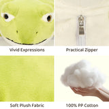 15.7 Inch Frog Anatomy Educational Plush Toy with Removable Organs