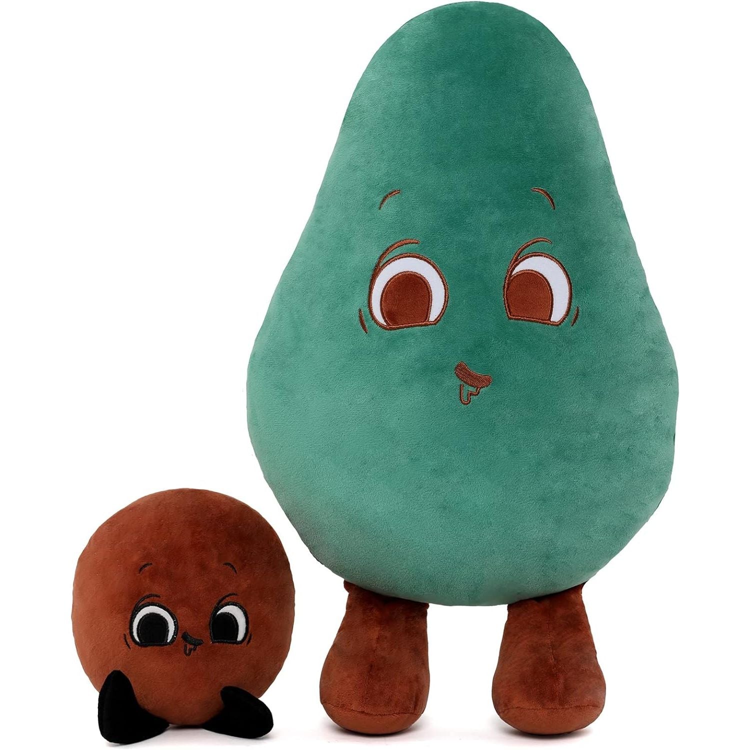 Avocado Stuffed Toy, Dark Green, 20 Inches