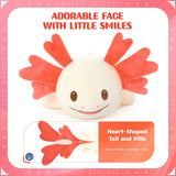 Axolotl Plush Toy Salamander Long Throw Pillow, 43 Inches - MorisMos Stuffed Animals