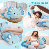 Giant Long Axolotl Plush Pillow Stuffed Animal Multiple Colors