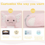 Axolotl Wighted Stuffed Animals for Kids, Adults - 20 Inches Long Plush Arms for Hugs - 3.8 LBS Axolotl Stuffed Animal Plushies - Ultra Squishy Body Pillows - Long Arm Plushie Neck Pillow for Sofa, Bed - Gift for Kids, Teens, Adults