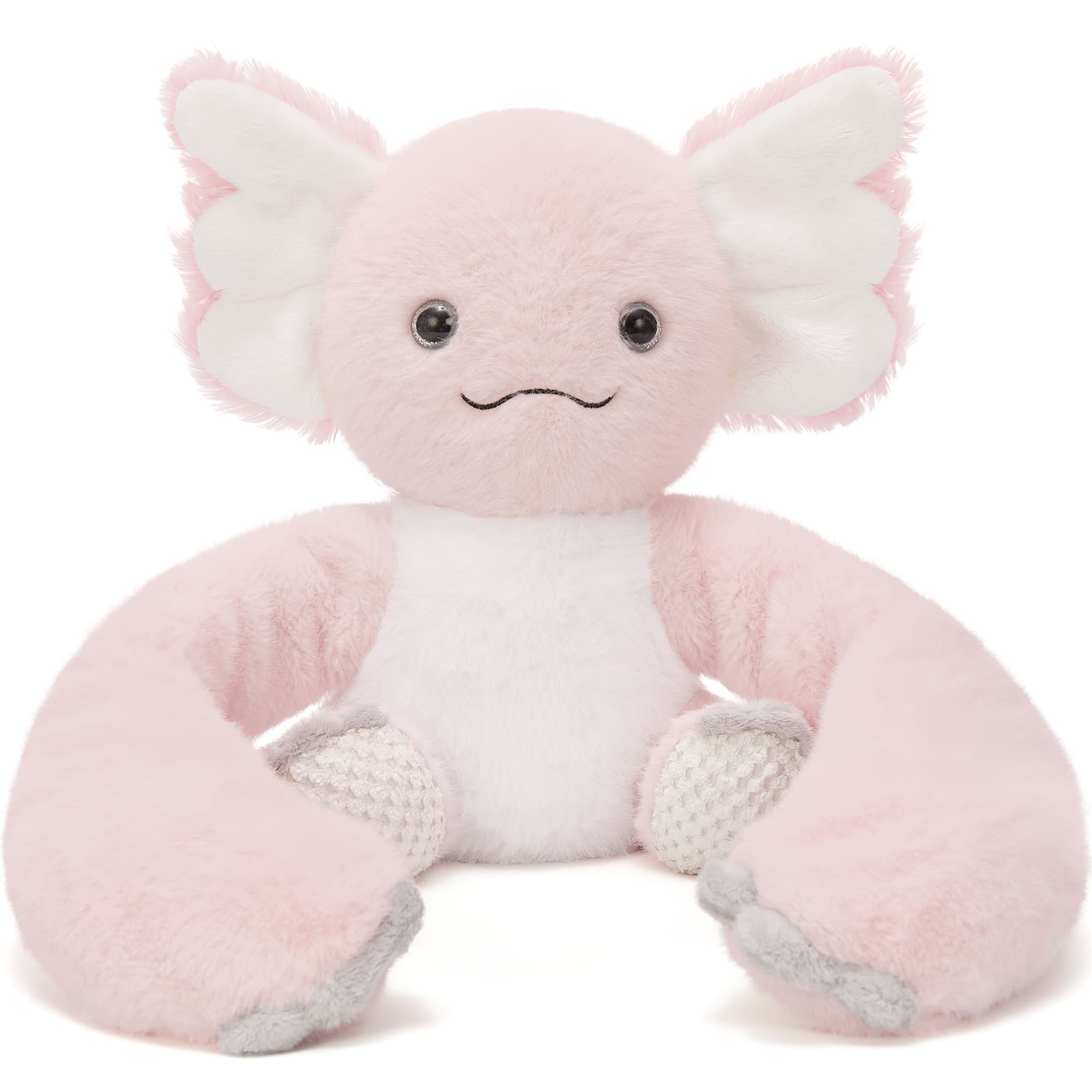Axolotl Wighted Plush Pillows with 20 Inches Long Arms, Pink, 3.8 LB