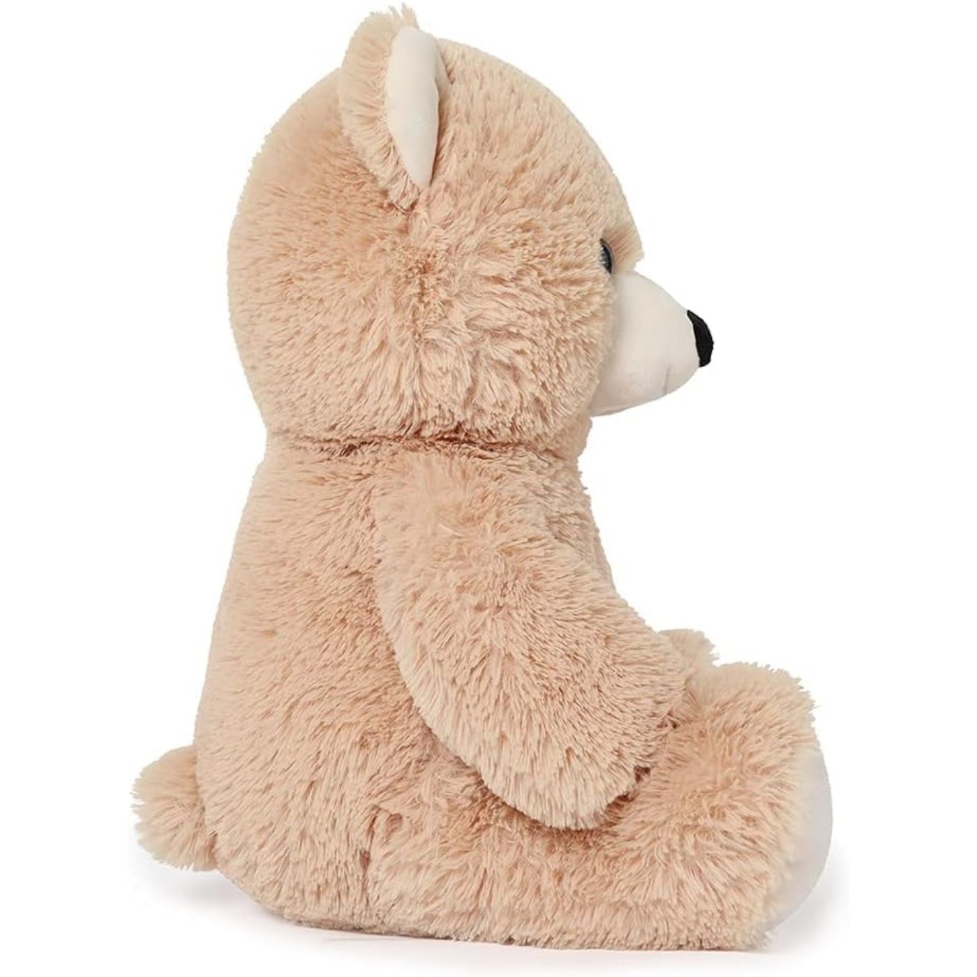 Teddy Bear Stuffed Toy, Light Brown/White, 18 Inches