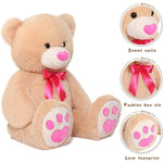 Valentine's Day Teddy Bear Stuffed Animals - Big 36 Inches Teddy Bear Plush Toys - Valentine's Day Gift for Girlfriend/Boyfriend - Fluffly Cuddly Plushy Fluffy Toy - Cute Teddy Bear Plush Pillows for Kids - Christmas/Birthday Gift for Children/Teens/Adults - Romantic Anniversary Gift for Wife/Husband - Wedding Gift Ideas for Friends - Free Shipping