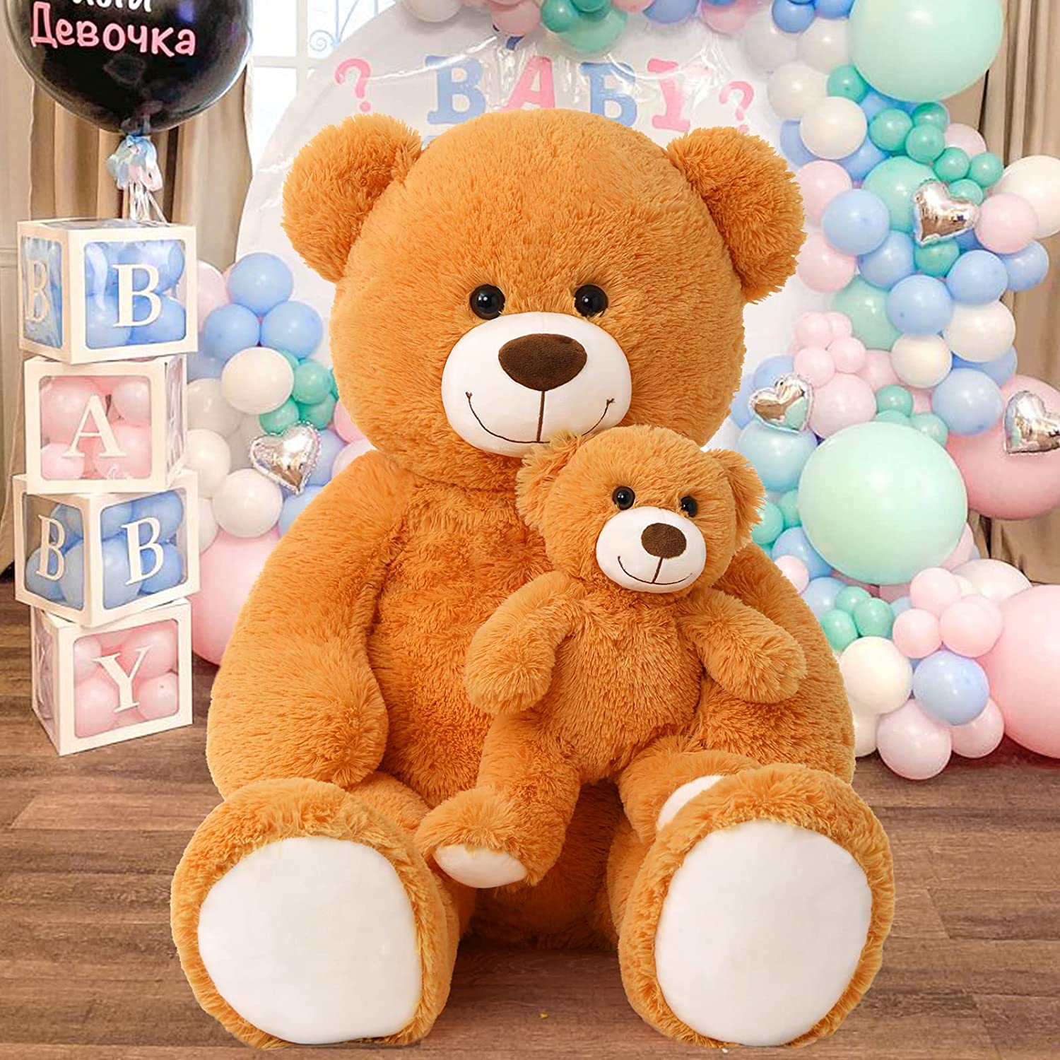 Giant Teddy Bear Plush Toys Giant Stuffed Animals, 39 Inches