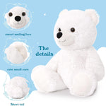 18 Inches Teddy Bear Plush Toys - Adorable Stuffed Animal for Girls & Boys - Soft Cuddly Plush Teddy Bear - Valentine's Day Gift for Girlfriend & Boyfriend - Christmas/Birthday/Baby Shower Gift Ideas - We Can Bearly Wait - Baby Shower Centerpiece Decorations - MorisMos Stuffed Animals