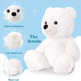 18 Inches Teddy Bear Plush Toys - Adorable Stuffed Animal for Girls & Boys - Soft Cuddly Plush Teddy Bear - Valentine's Day Gift for Girlfriend & Boyfriend - Christmas/Birthday/Baby Shower Gift Ideas - We Can Bearly Wait - Baby Shower Centerpiece Decorations - MorisMos Stuffed Animals