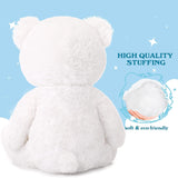 18 Inches Teddy Bear Plush Toys - Adorable Stuffed Animal for Girls & Boys - Soft Cuddly Plush Teddy Bear - Valentine's Day Gift for Girlfriend & Boyfriend - Christmas/Birthday/Baby Shower Gift Ideas - We Can Bearly Wait - Baby Shower Centerpiece Decorations - MorisMos Stuffed Animals