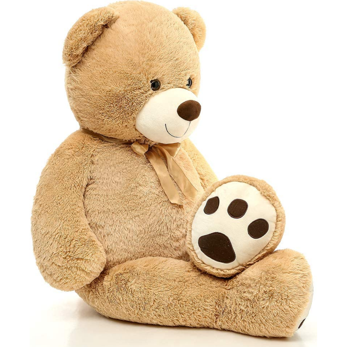 Big Teddy Bear Stuffed Animals - 39/51 Inches Brown Stuffed Teddy Bear Soft Plush Toys - Valentine's Day Gift for Girlfriend/Boyfriend - Fluffly Cuddly Plushy Fluffy Toy - Cute Teddy Bear Plush Pillows for Kids - Christmas/Birthday Gift for Children/Teens/Adults - Romantic Anniversary Gift for Wife/Husband - Birthday Gift for Friends - Teddy Bear Theme Baby Shower