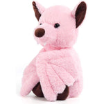 MorisMos Stuffed Animals - 3 Pcs Bat Stuffed Animals - Blue/Grey/Pink Bat Plush Toys - Halloween Bat 14 Inches Soft Toys - Free Shipping
