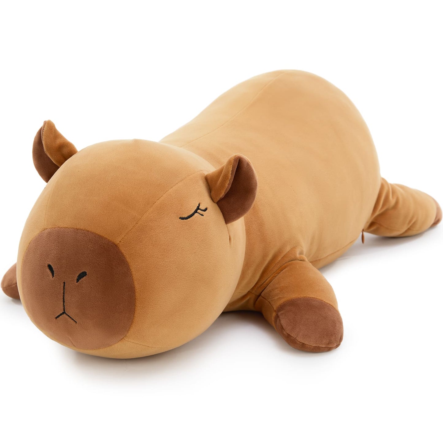 Large Capybara Plush Toys - Weighted Throw Pillows - Kawaii Capybara Stuffed Animals - Birthday Christmas Graduation Valentine's Day Mother's Day Gift Guide - Free Shipping Now