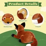 Giant 30-Inch Fox Plush – Ultra Soft & Cuddly Stuffed Animal