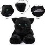 Black Cat Plush Toy Set, 20.4 Inches - MorisMos Stuffed Animals