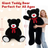 Riesiges Teddybär-Plüschtier, mehrfarbig, 35,4/51 Zoll
