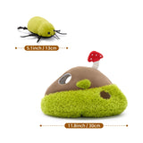 Soft Mound Hideaway Plush Toy with Five Bug Stuffed Animals