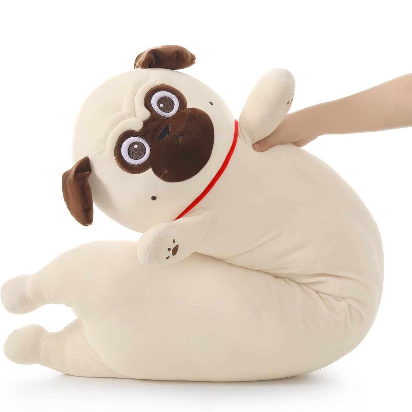 Bulldog Long Throw Pillow, 43.3 Inches