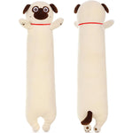 Bulldog Long Throw Pillow, 43.3 Inches