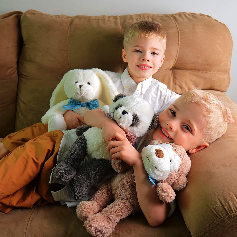 Monkey/Rabbit/Bunny/Teddy Bear Stuffed Animals Bulk, 13 Inches