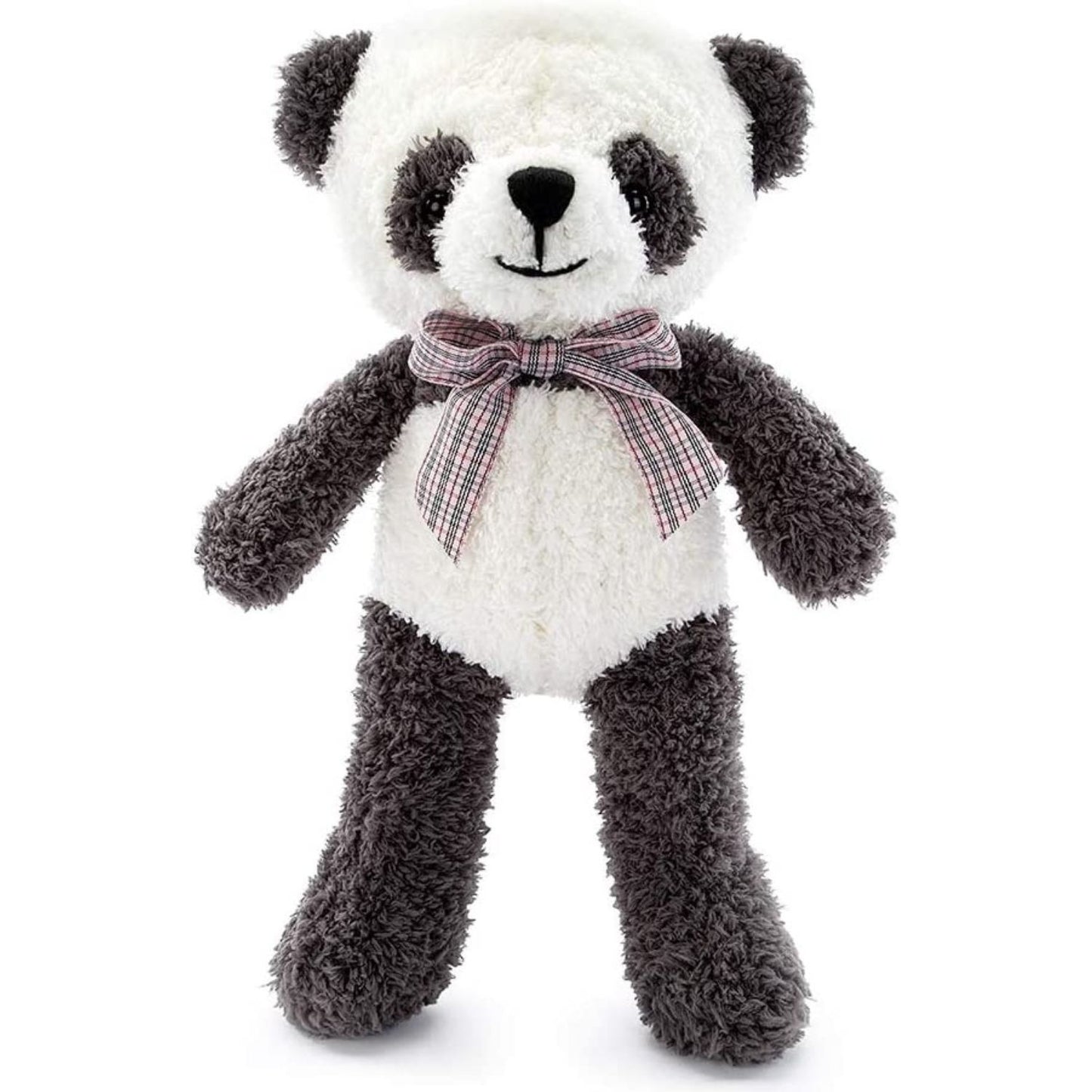 3 Packs 12 Inch Animal Plush Toy Assortment - Baby Shower Centerpiece Decoration - Small Stuffed Animal Bulk for Kids, Carnival Prizes, School Gifts, Valentine's Day Party Favors - Panda Bunny Monkey Plush