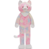 Cat Stuffed Animals Weighted Plush Toys, Black/Colorful, 39 Inches