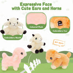 Goat Stuffed Animals Farm Sheep Plush Toys, 22 Inches