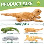 One Big Lizard Mom With Four Lizard Baby Plush Toy Set