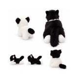 Cat Plush Toy with Four Kittens Soft Stuffed Animal 19.7 Inch