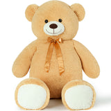 52 Inch Giant Teddy Bear Plush Toy with Bow Multiple Colors