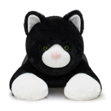 31.5 Inch Black Cat Weighted Plush Pillow Stuffed Animal