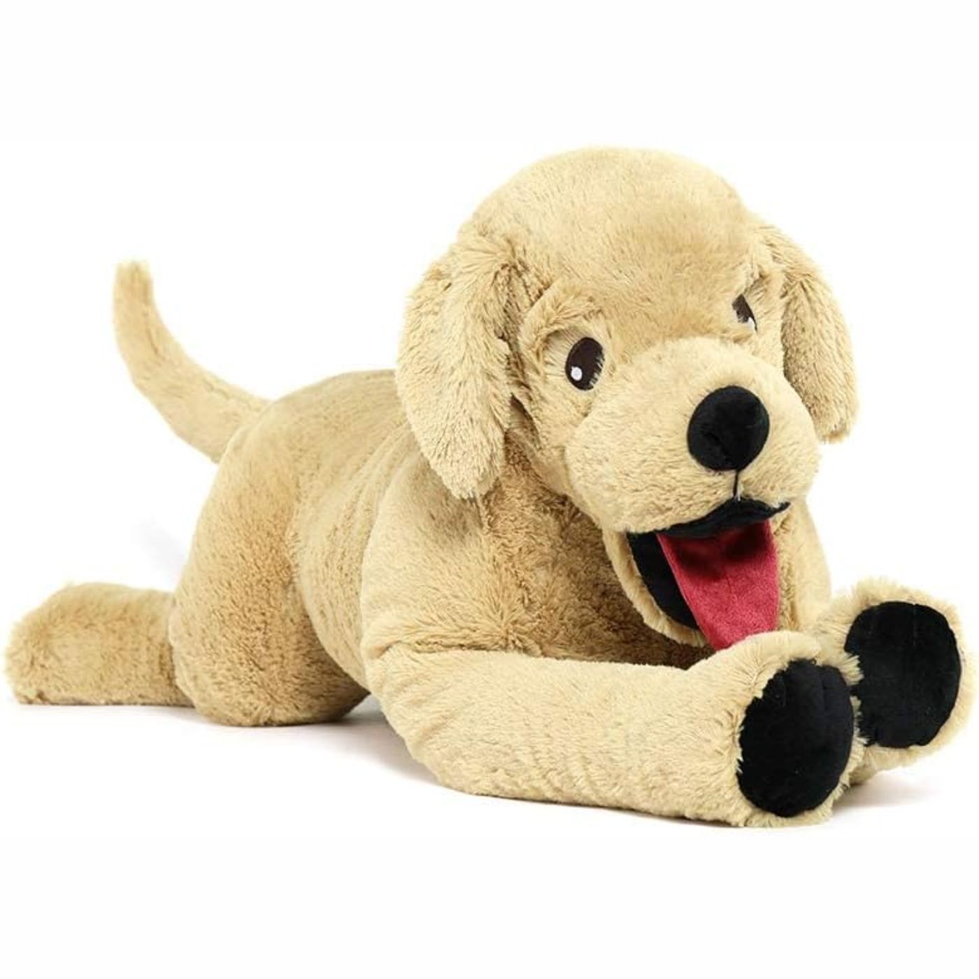 Cute Dog Plush Toy, Light Brown, 11.8/21/29 Inches